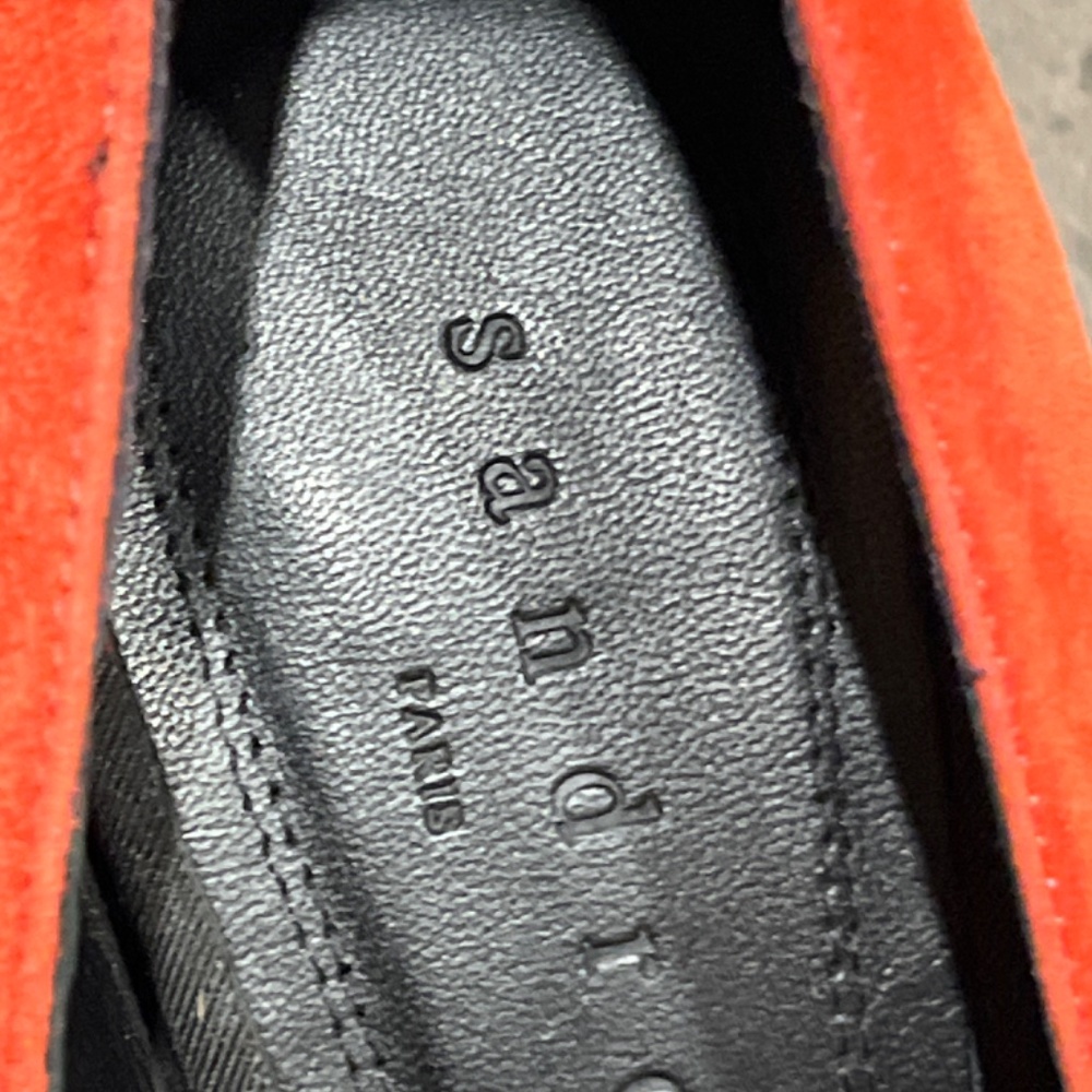 Sandro Orange and Black Heels - Picture 7 of 14